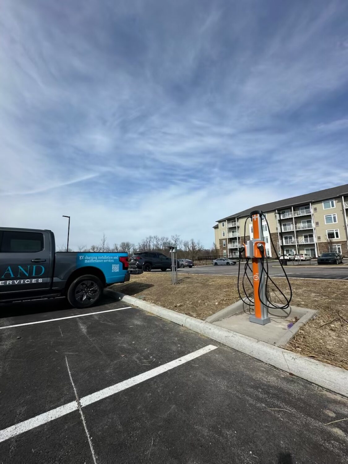 EV charging at Marous Management Services