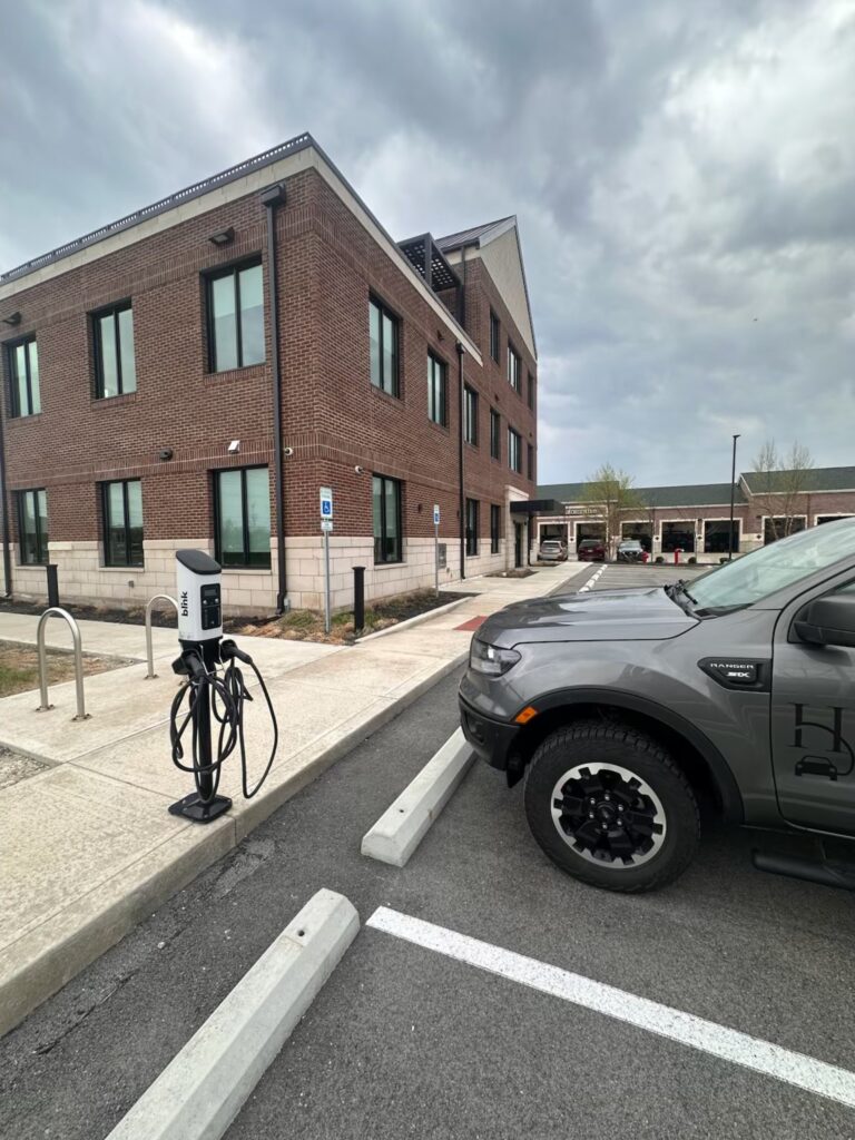Security Federal Savings Bank EV charging installation