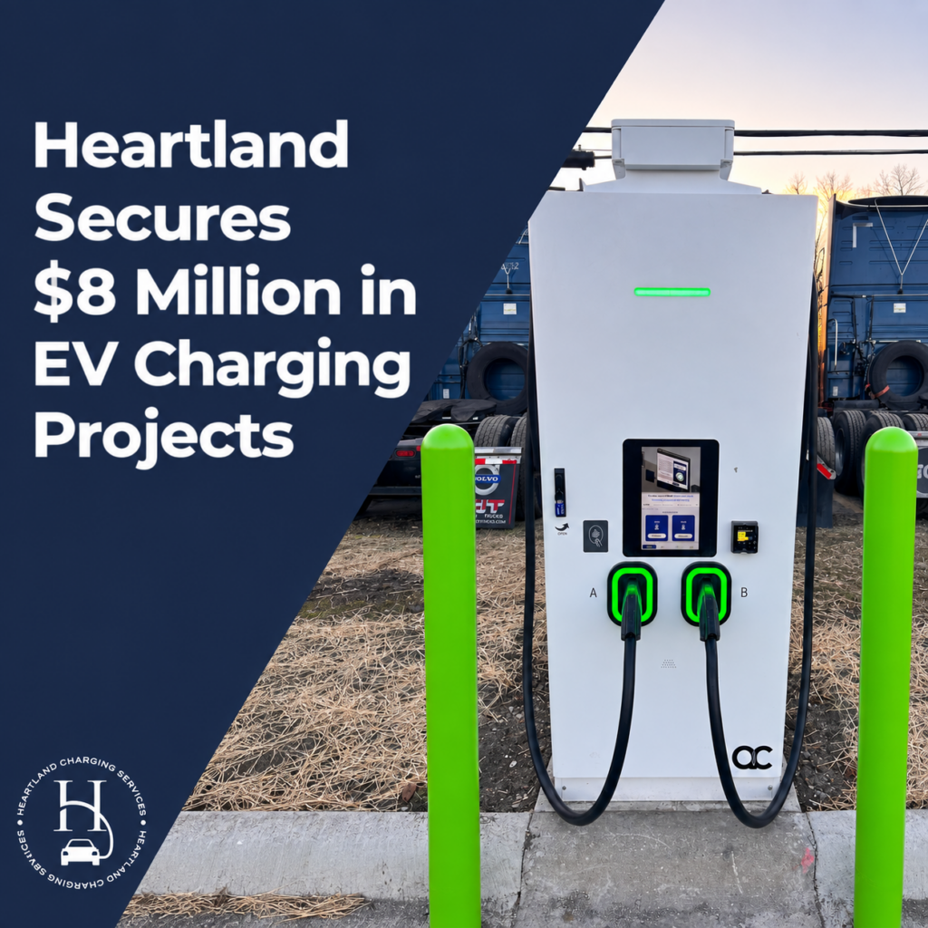 Heartland Secures $8 Million in EV Charging Projects