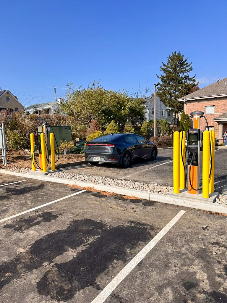 EV charging at Home City Ice