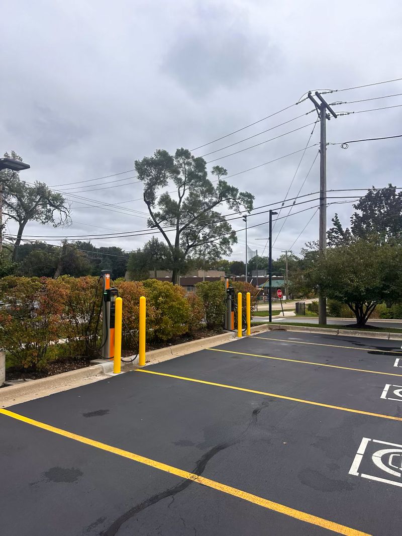 EV charging at Prospect Heights Public Library District