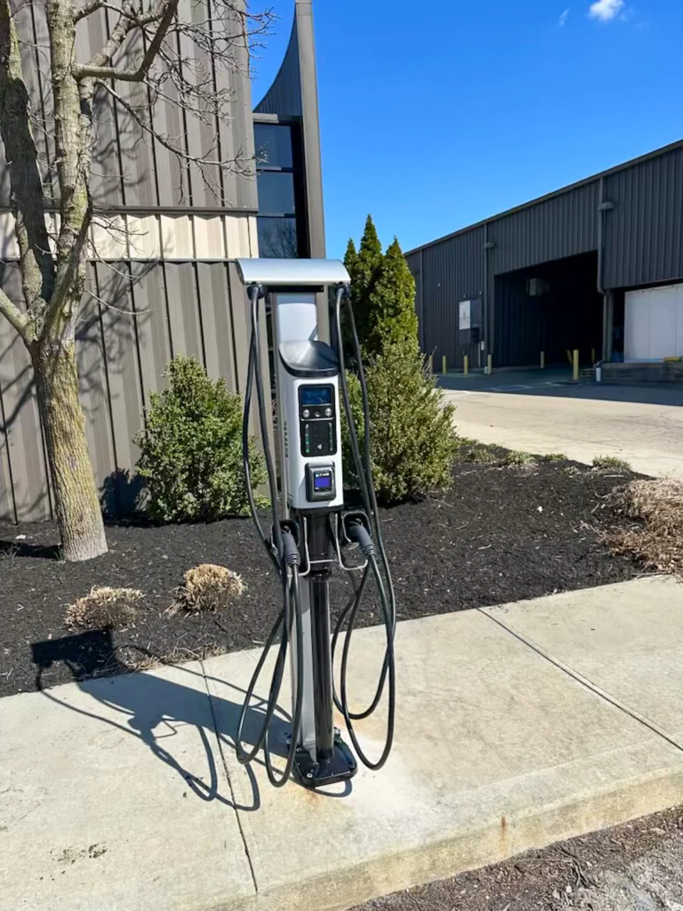 EV charging installed at a recreation destination