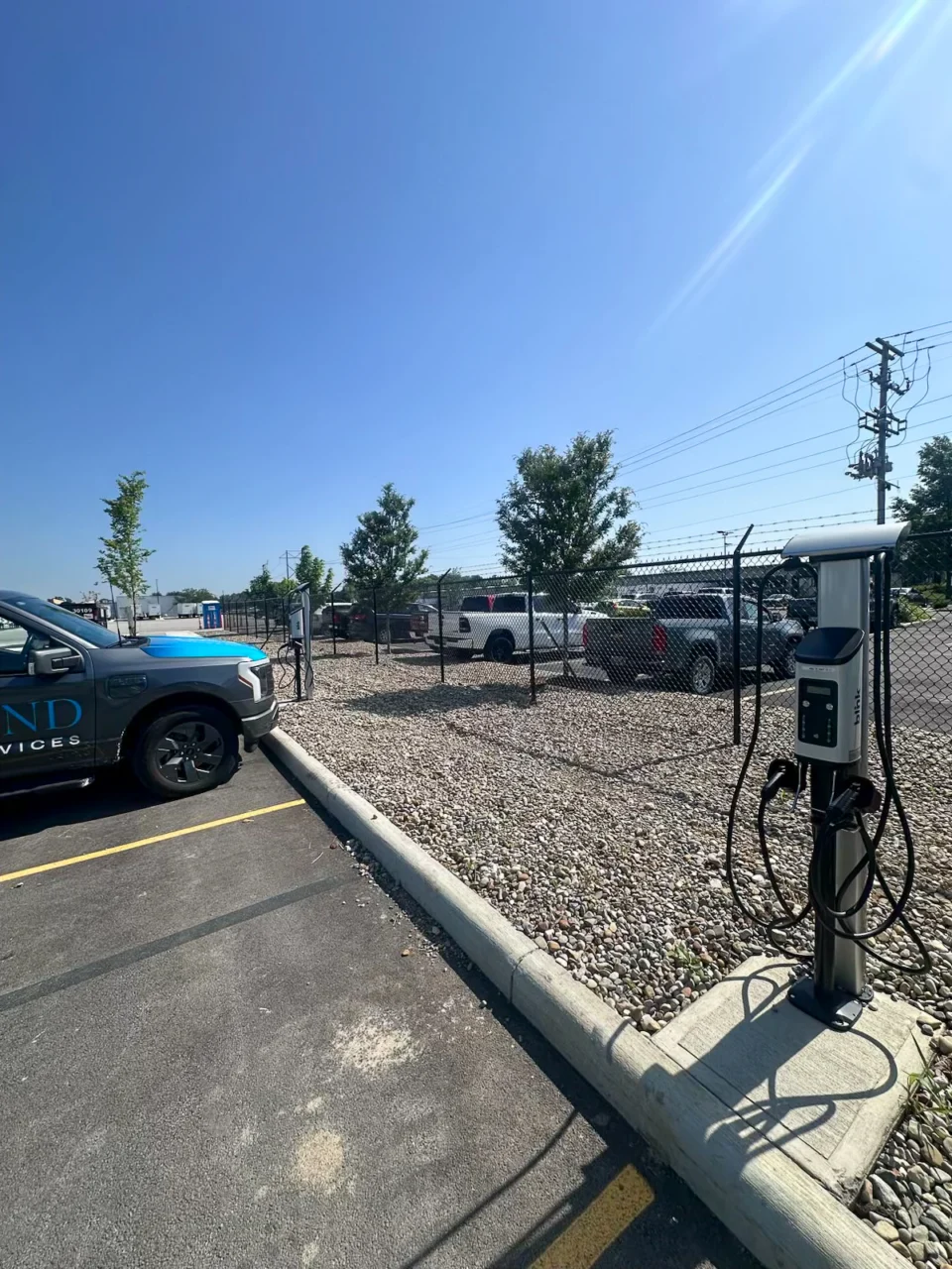 EV charging installed for fleet operations